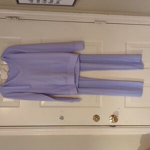 Kersh essential lilac loungewear set top medium bottom large new without tags
